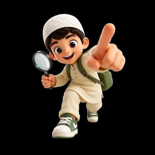 Pointing student
