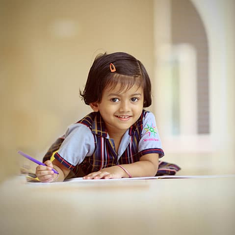 Kids enjoying a fun-filled, stress-free learning environment at Zeeque Islamic preschool in Kozhikode.